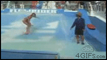 Cruise-ship-pool-surfing