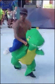 Dinosaur-dancing